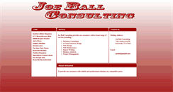 Desktop Screenshot of joeball.com